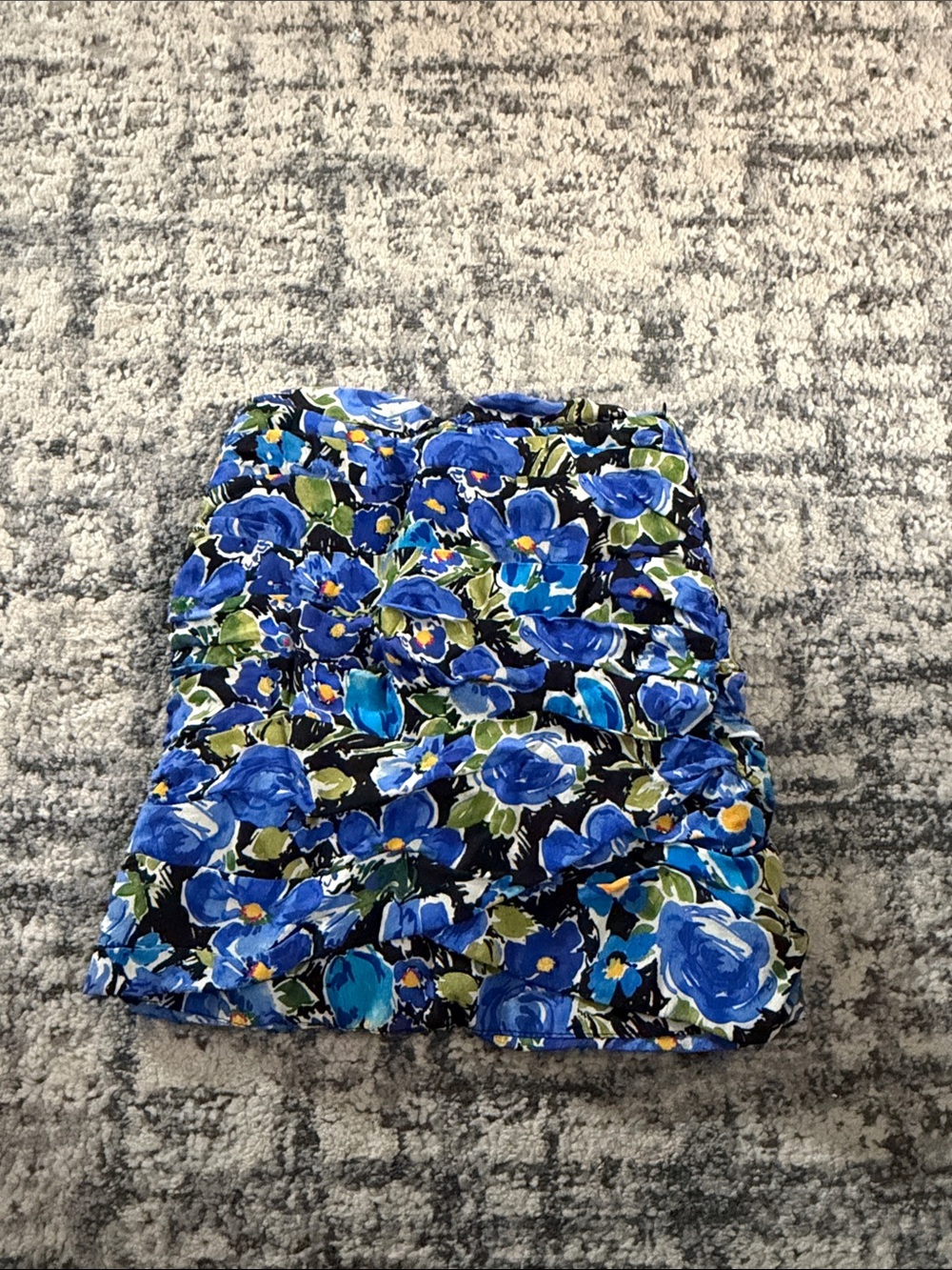 Zara Blue Floral Print Women’s Skirt